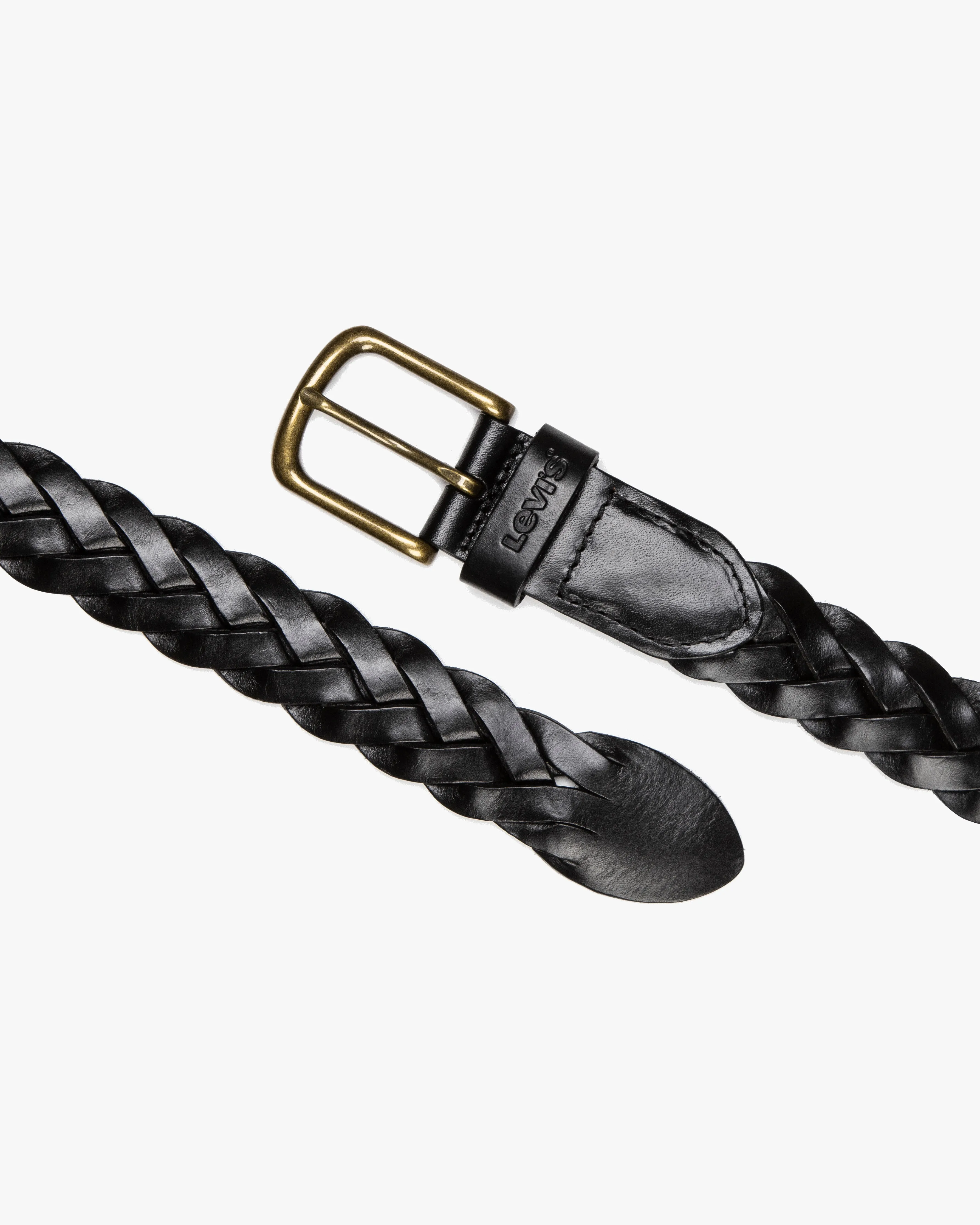 Levi's® Leather Braid Belt - Black
