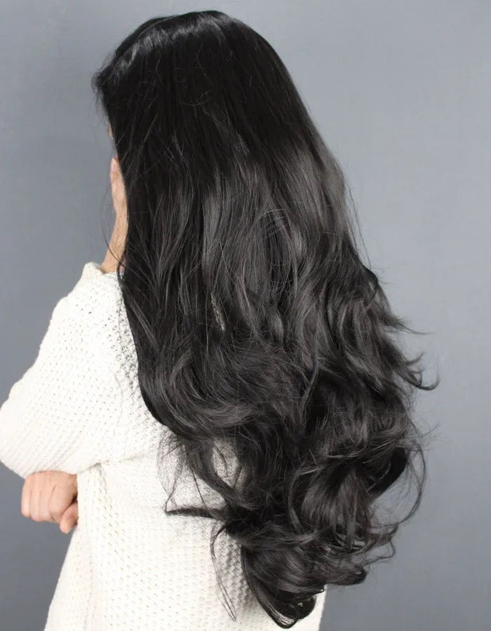 Long U Shape Dark Brown Extension | Zebaish Wigs & Extensions