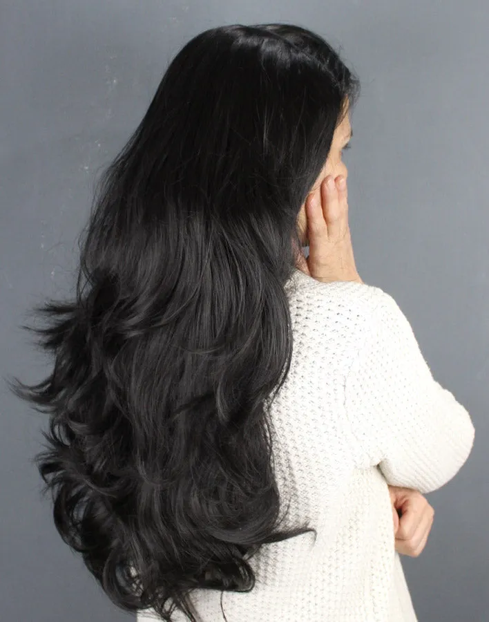 Long U Shape Dark Brown Extension | Zebaish Wigs & Extensions