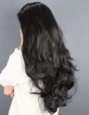 Long U Shape Dark Brown Extension | Zebaish Wigs & Extensions
