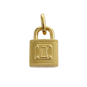 Love Lock Pendant - Gold