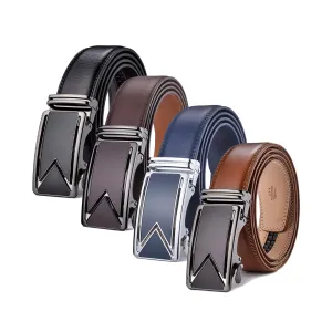 Luxury Leather Belt 4-Pack
