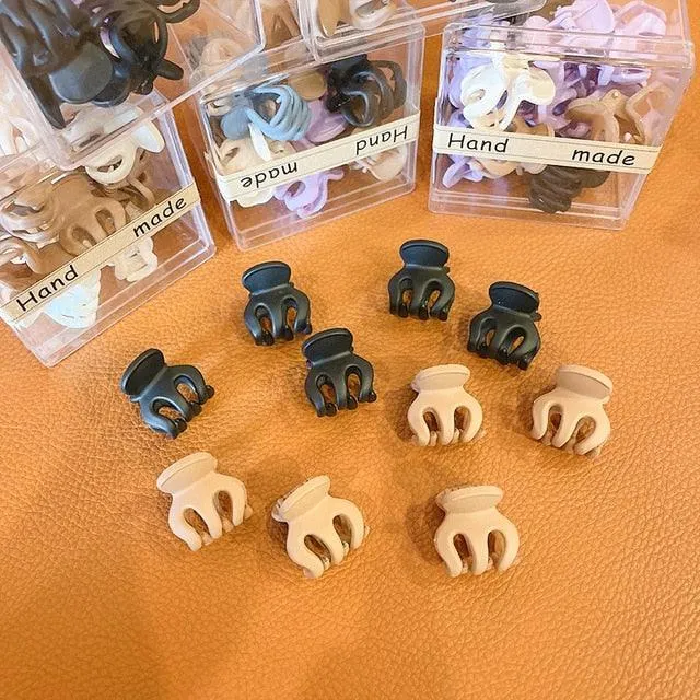 Luxury Matte Plastic Mini Hair Claws