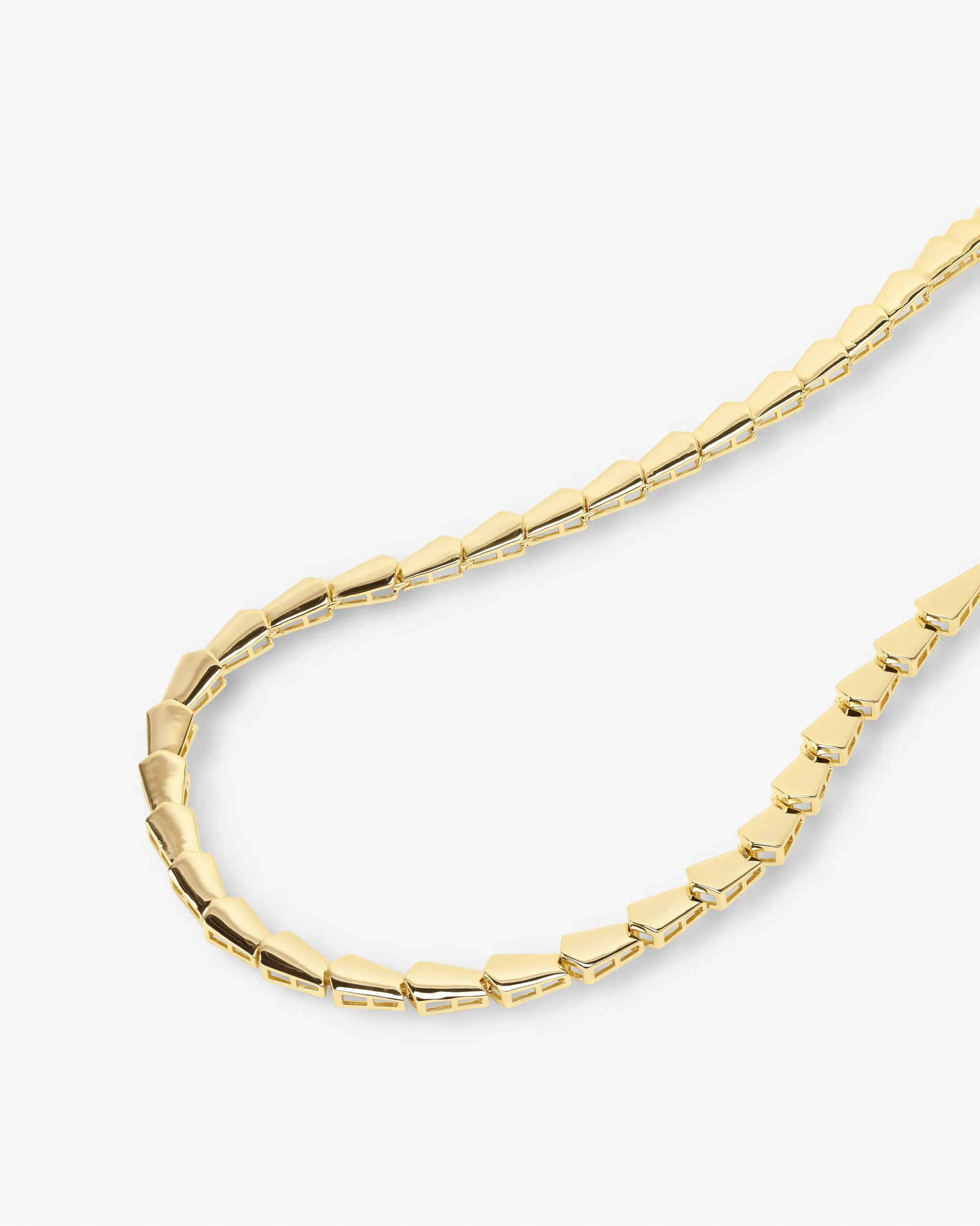 Mama Serpent Collar 18" - Gold