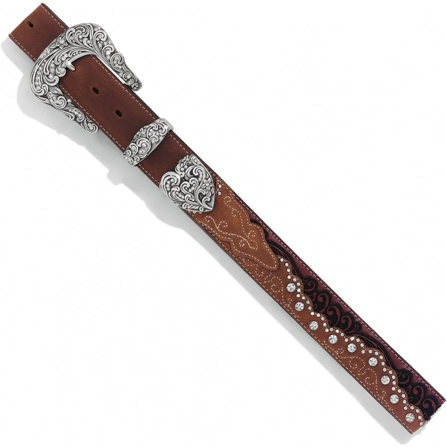 MF WESTERN TONY LAMA KAITLYN CRYSTAL WOMENS BELT STYLE C50499