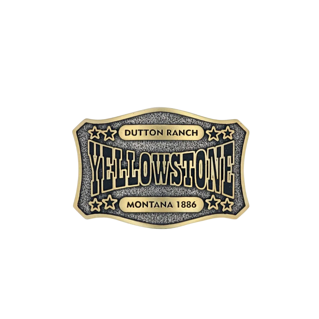 Montana Men's Silversmiths Yellowstone Star Attitude Buckle