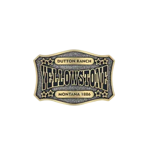 Montana Men's Silversmiths Yellowstone Star Attitude Buckle