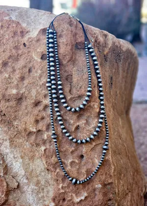 Multi Strand Beaded Necklace