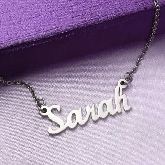 Name Necklace (Birthstones & Ornaments Optional)