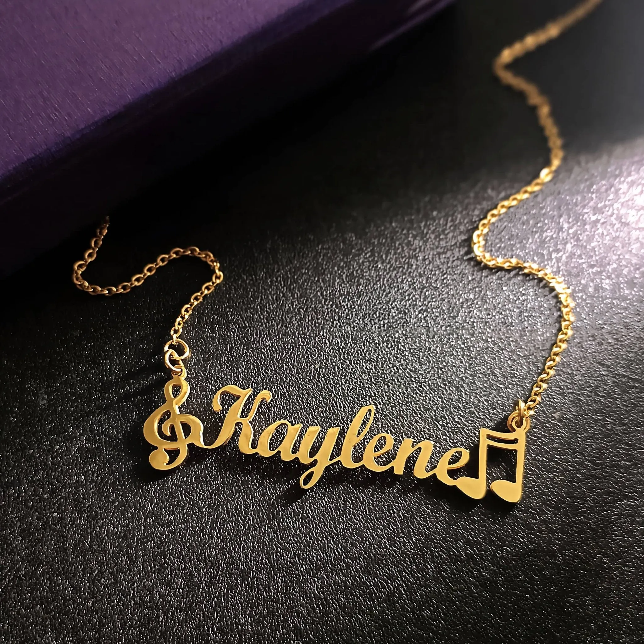 Name Necklace (Birthstones & Ornaments Optional)
