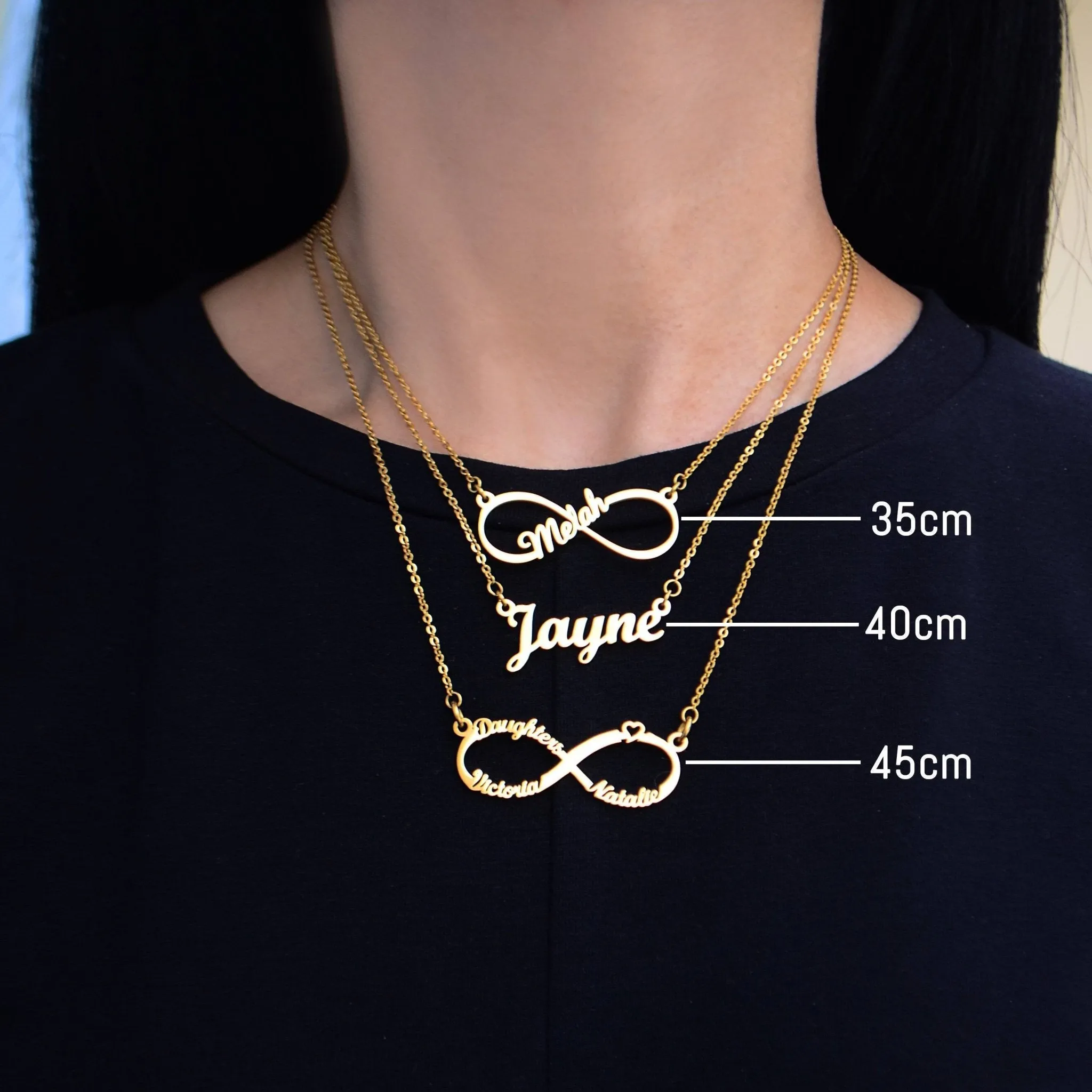 Name Necklace (Birthstones & Ornaments Optional)