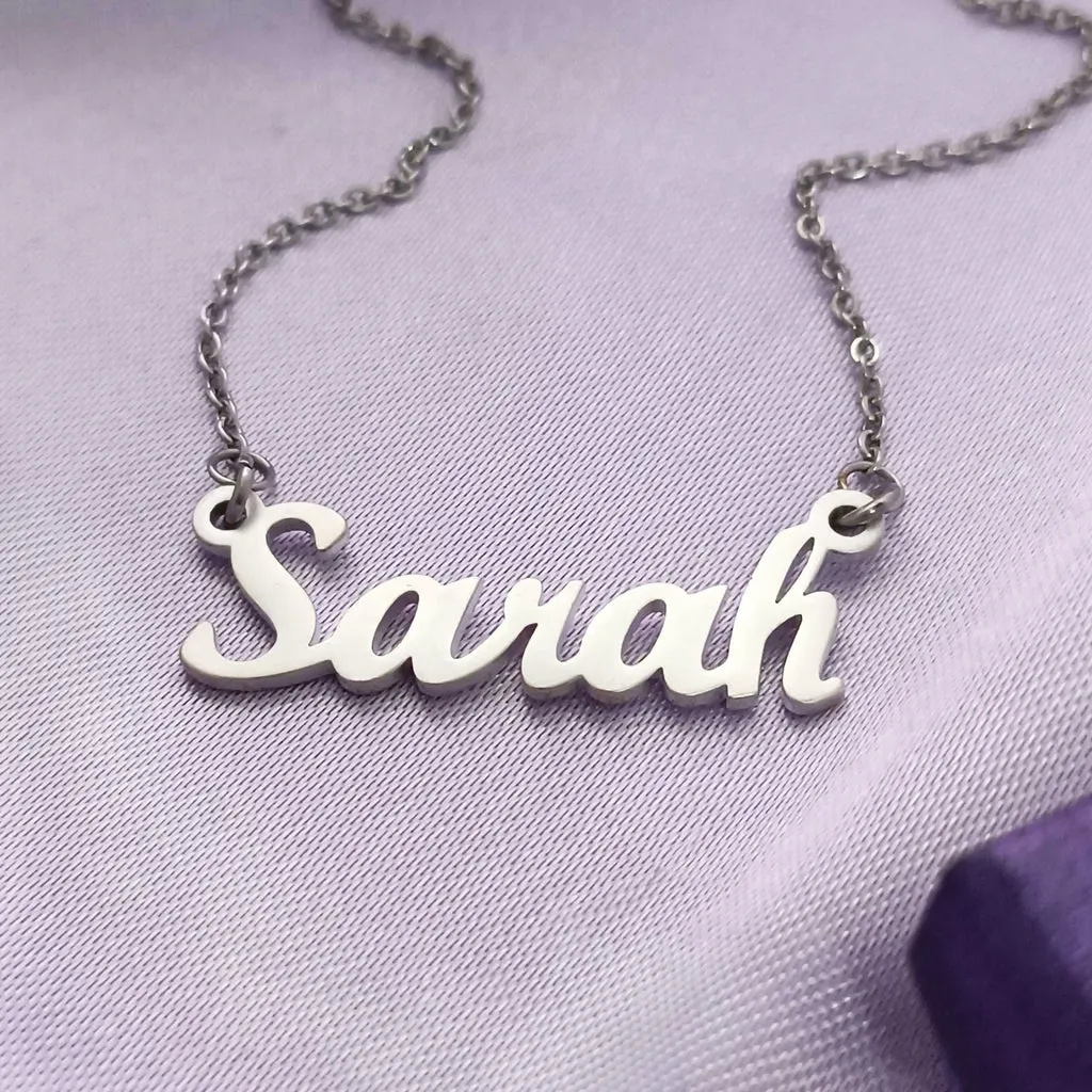 Name Necklace (Birthstones & Ornaments Optional)