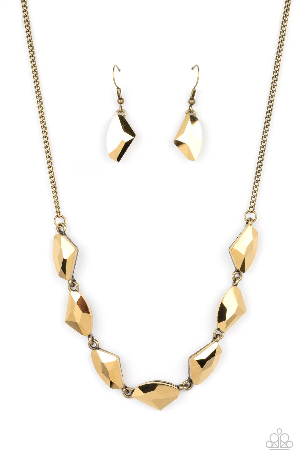 Necklaces Raw Rapture - Brass N114