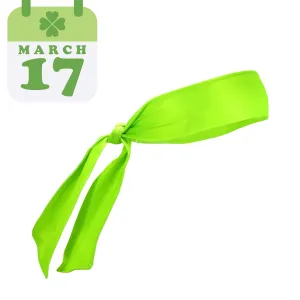 Neon Green Tie Headband