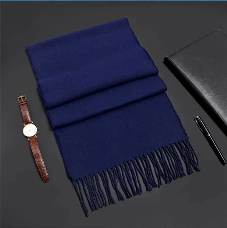Network Explosions Men's High-end Scarf Imitation Cashmere  Youth Leisure Scarf Gift Scarf Factory Wholesale
