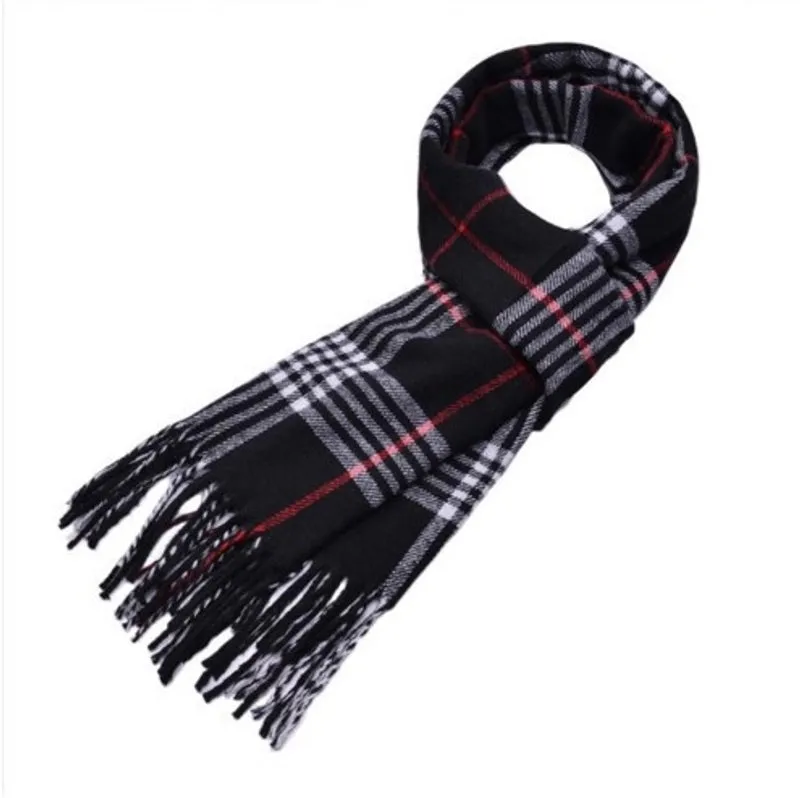 Network Explosions Men's High-end Scarf Imitation Cashmere  Youth Leisure Scarf Gift Scarf Factory Wholesale