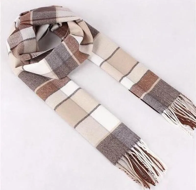 Network Explosions Men's High-end Scarf Imitation Cashmere  Youth Leisure Scarf Gift Scarf Factory Wholesale