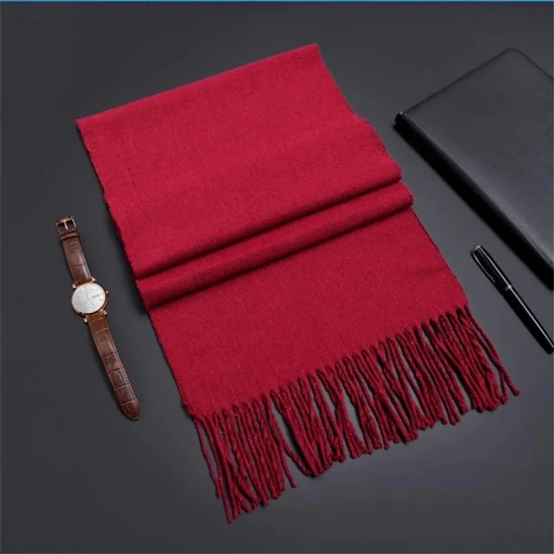 Network Explosions Men's High-end Scarf Imitation Cashmere  Youth Leisure Scarf Gift Scarf Factory Wholesale