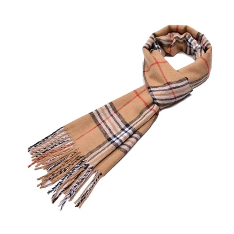 Network Explosions Men's High-end Scarf Imitation Cashmere  Youth Leisure Scarf Gift Scarf Factory Wholesale