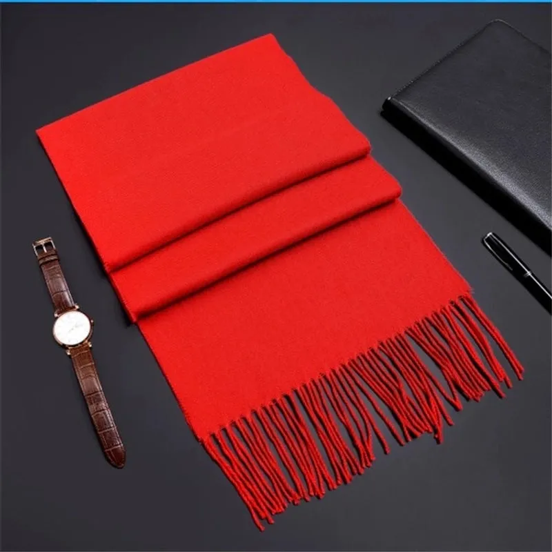 Network Explosions Men's High-end Scarf Imitation Cashmere  Youth Leisure Scarf Gift Scarf Factory Wholesale