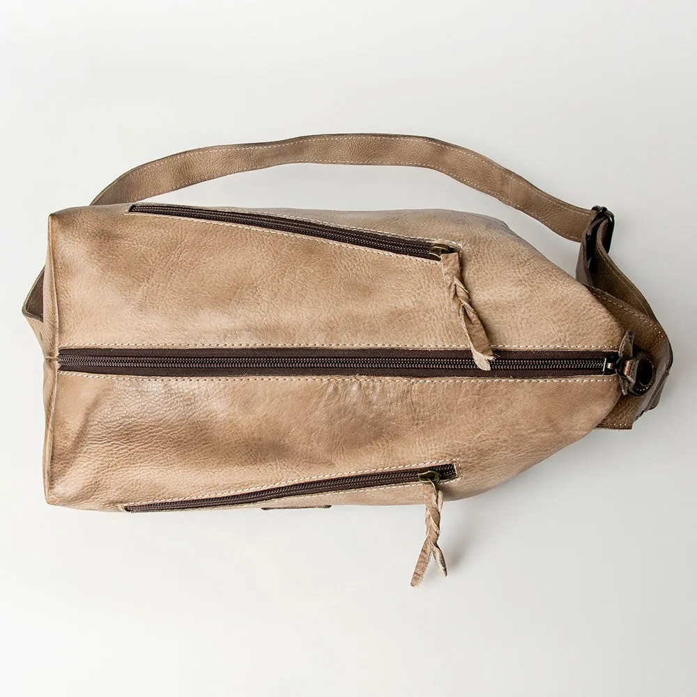 Never Mind Nmbg107A Tote Vintage Handmade Genuine Cowhide Leather Women Bag Western Handbag Purse