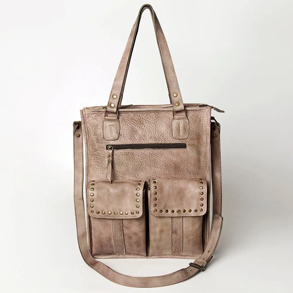 Never Mind Nmbg111A Tote Vintage Handmade Genuine Cowhide Leather Women Bag Western Handbag Purse
