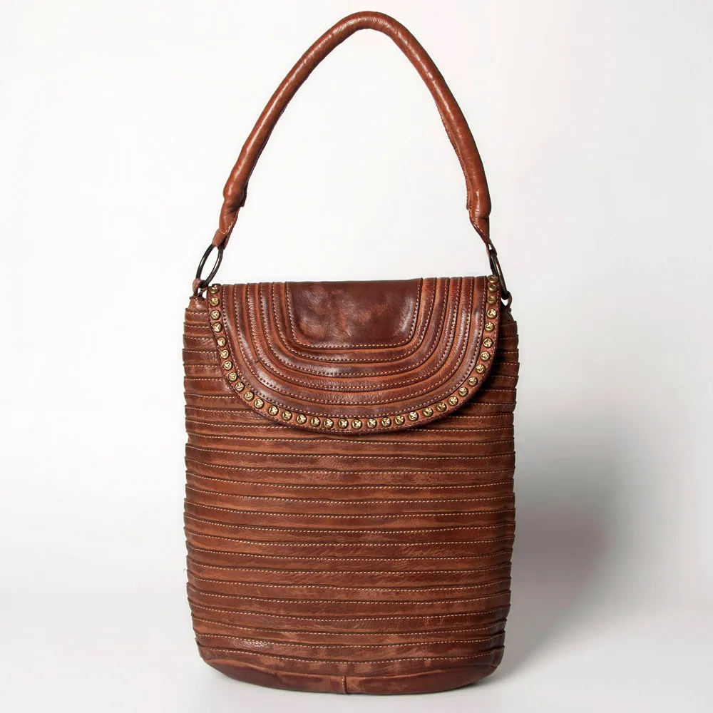 Never Mind Nmbgm105C Tote Vintage Handmade Genuine Cowhide Leather Women Bag Western Handbag Purse