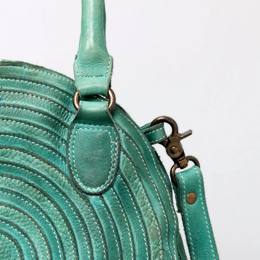 Never Mind Nmbgm112A Tote Vintage Handmade Genuine Cowhide Leather Women Bag Western Handbag Purse
