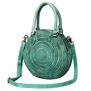 Never Mind Nmbgm112A Tote Vintage Handmade Genuine Cowhide Leather Women Bag Western Handbag Purse