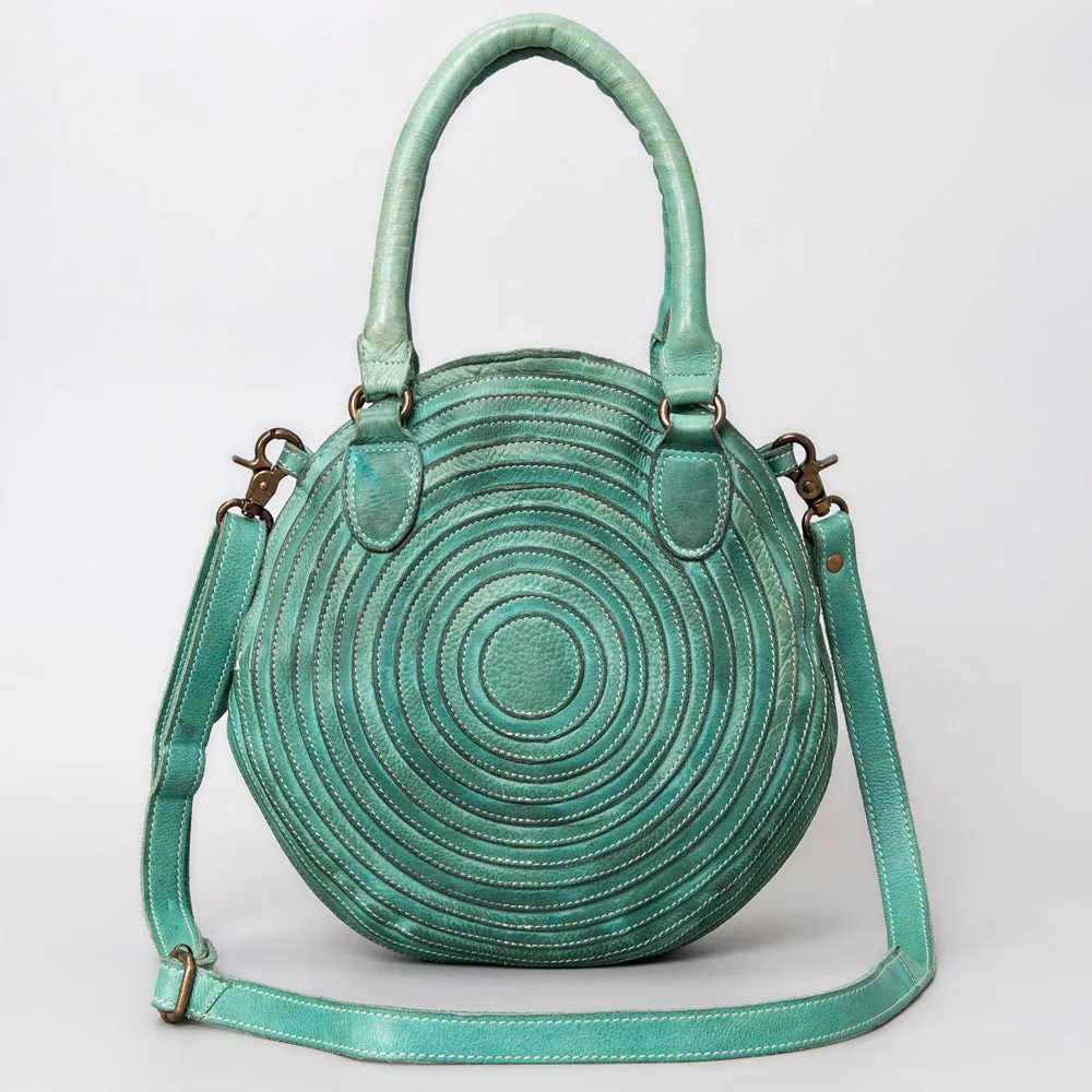 Never Mind Nmbgm112A Tote Vintage Handmade Genuine Cowhide Leather Women Bag Western Handbag Purse