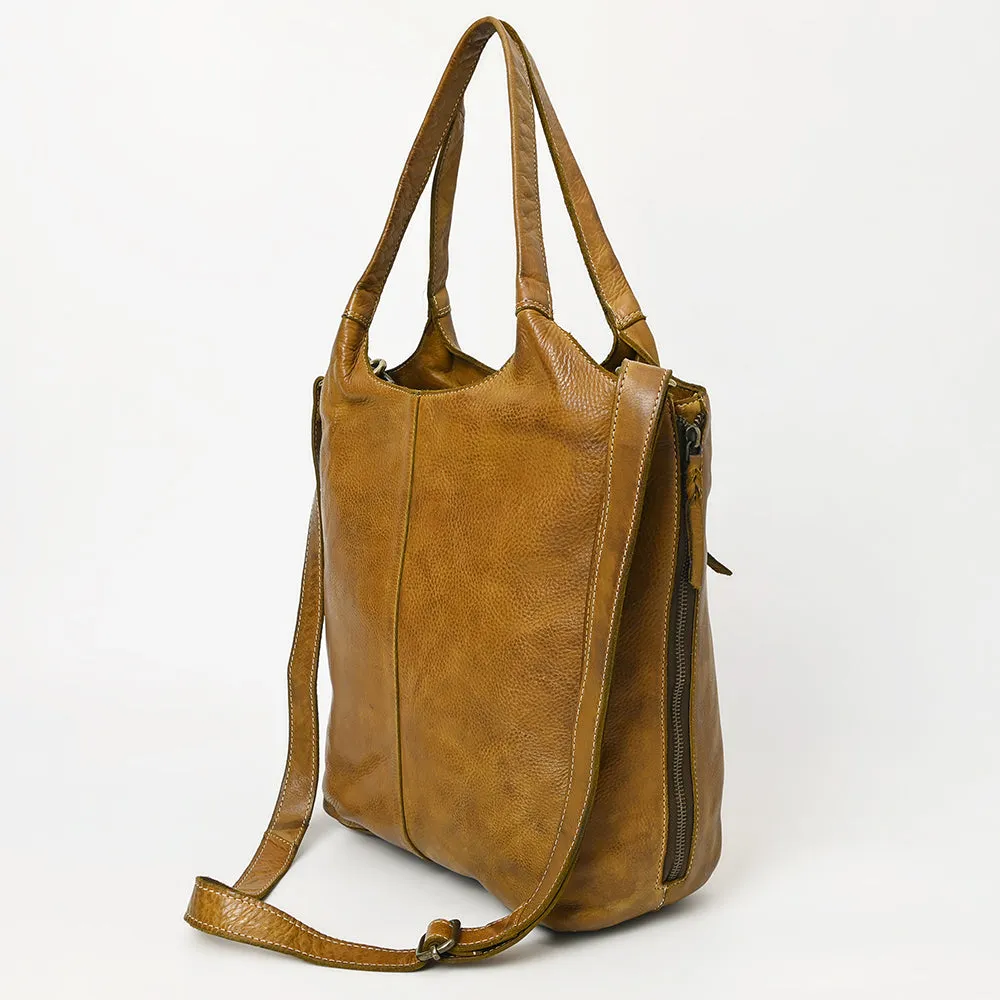 Never Mind Nmbgm160 Tote Vintage Handmade Genuine Cowhide Leather Women Bag Western Handbag Purse