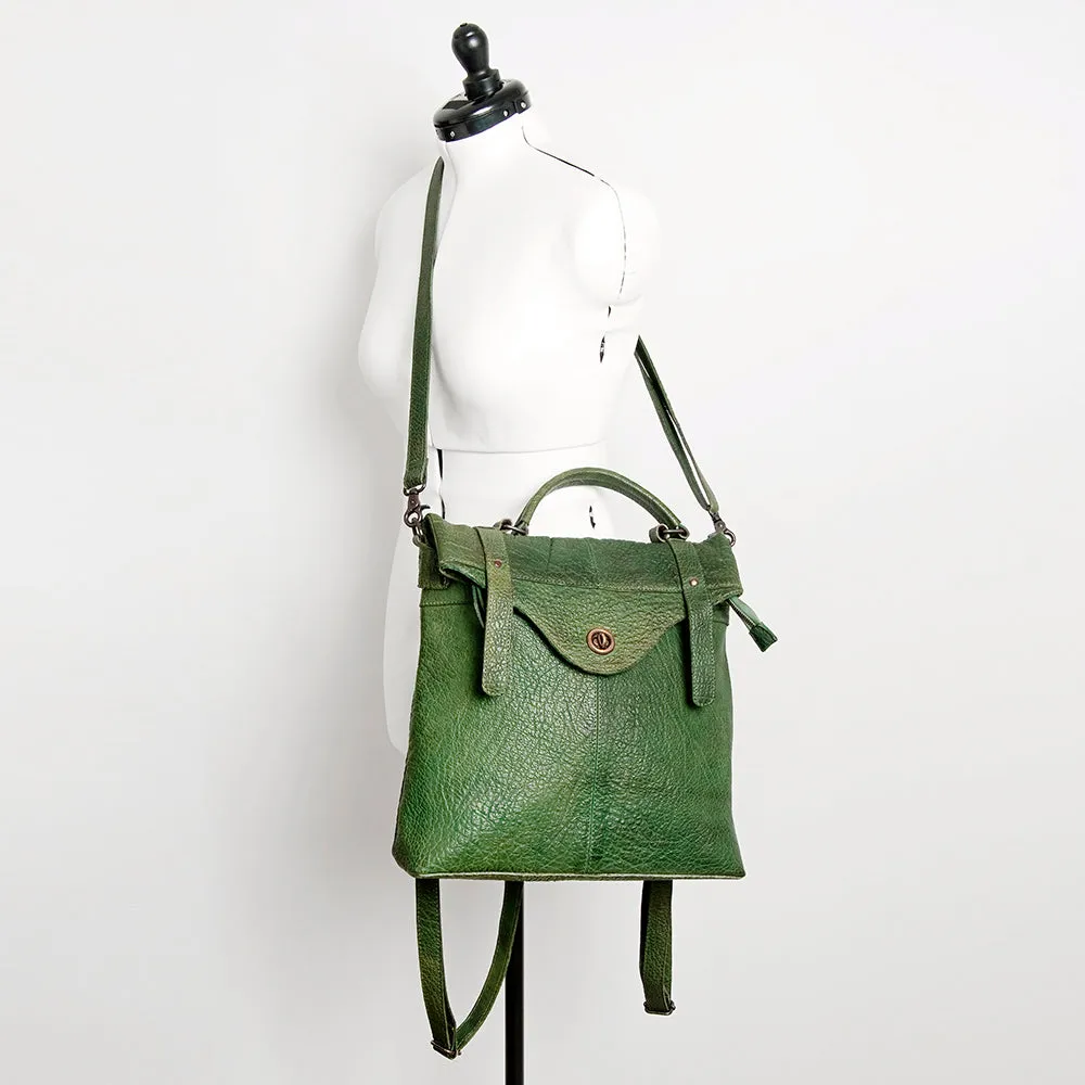 Never Mind Nmbgz127B Tote Vintage Handmade Genuine Cowhide Leather Women Bag Western Handbag Purse