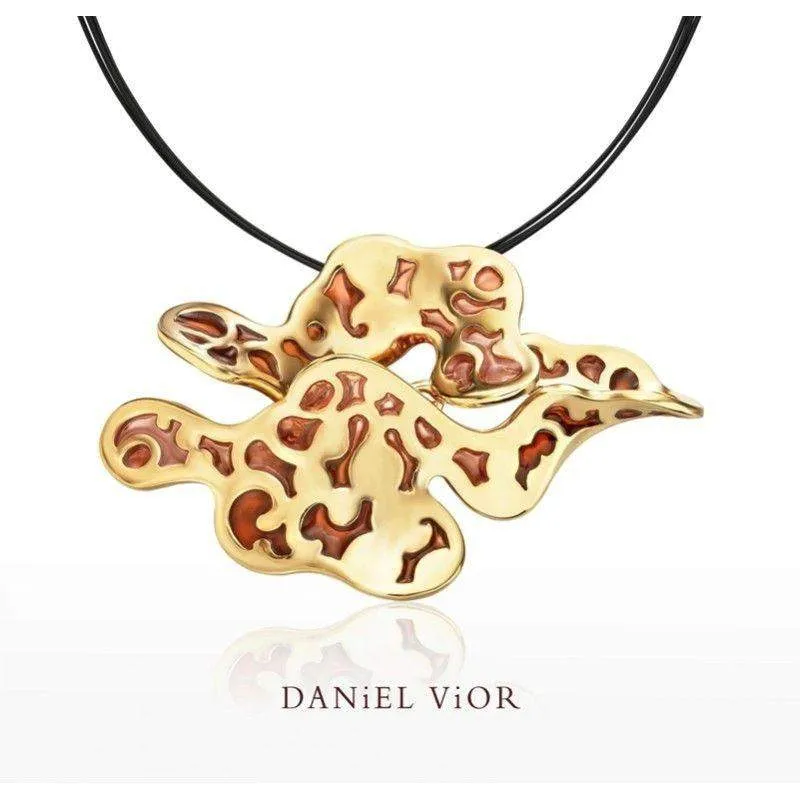 Nuvol Blue Enamel Necklace - 766680