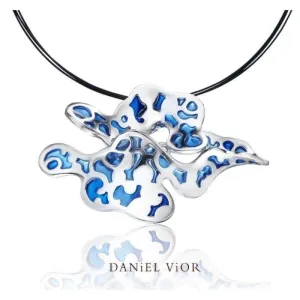 Nuvol Blue Enamel Necklace - 766680