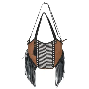 OHLAY KB583 TOTE Upcycled Wool Upcycled Canvas Genuine Leather women bag western handbag purse