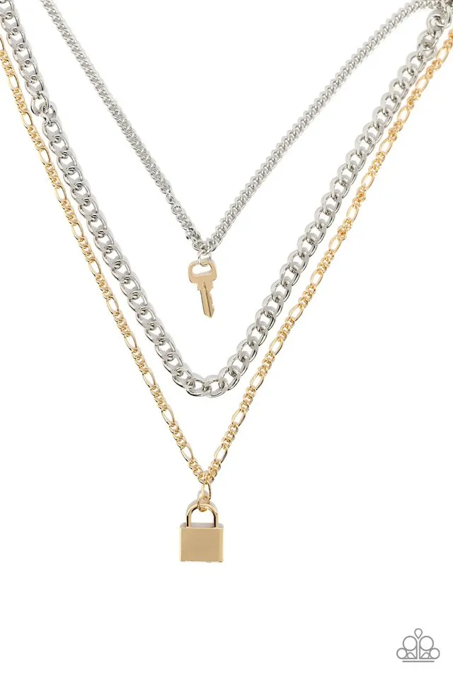 Paparazzi Necklace ~ Low Key Layers - Multi