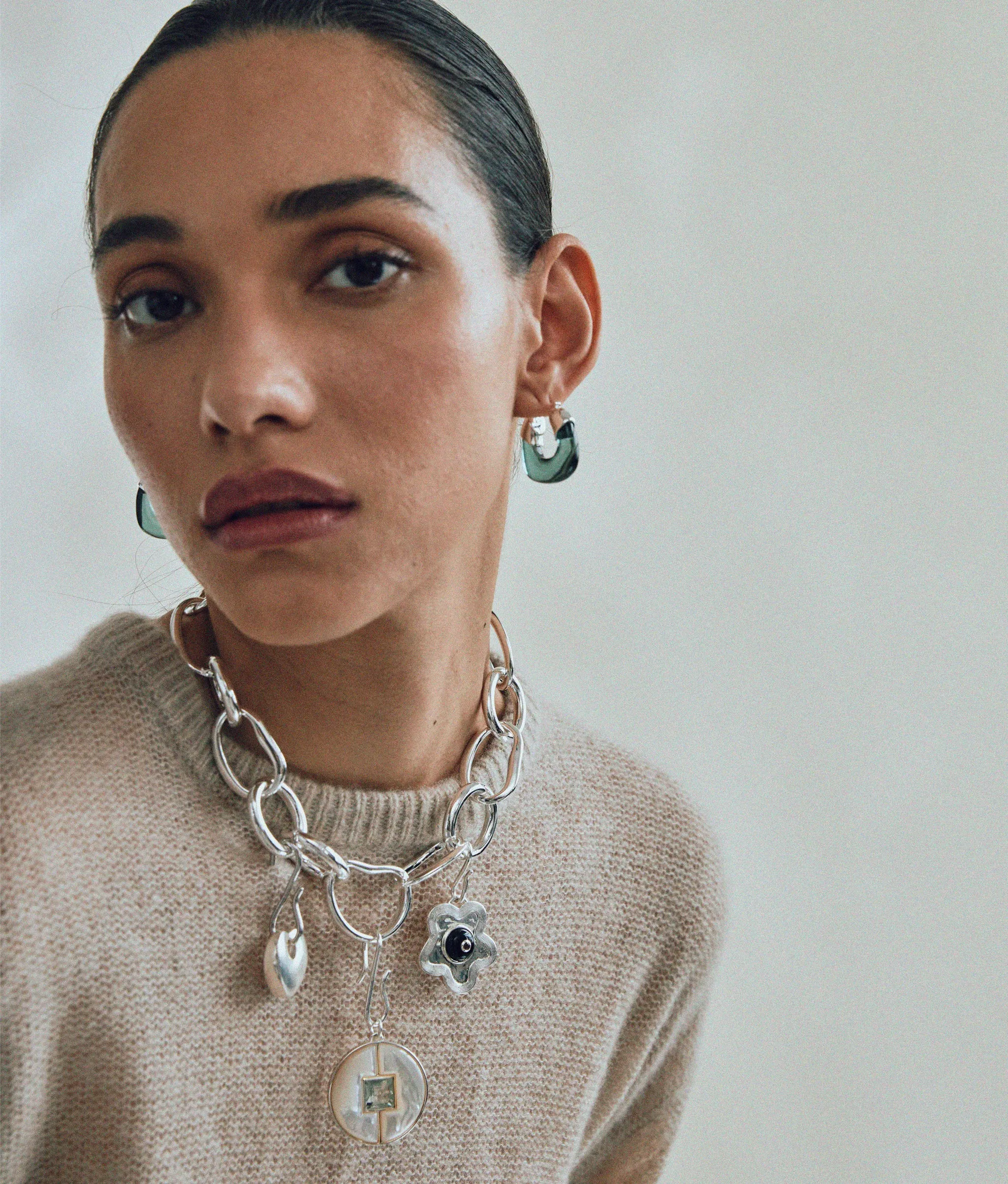 Porto Pendant in Silver