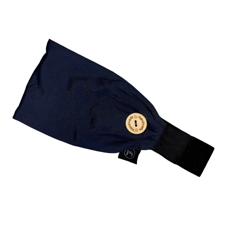 Pretty Simple Original Headband with buttons / PINK / Holds Face Mask in Place