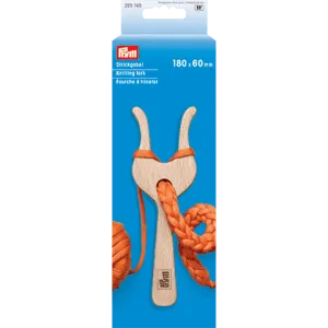 Prym Wooden Knitting Fork