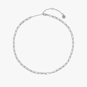 PuraVida Simple Paperclip Chain Choker
