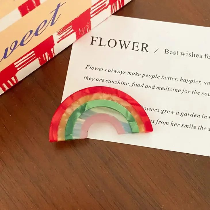Rainbow Hair Clip