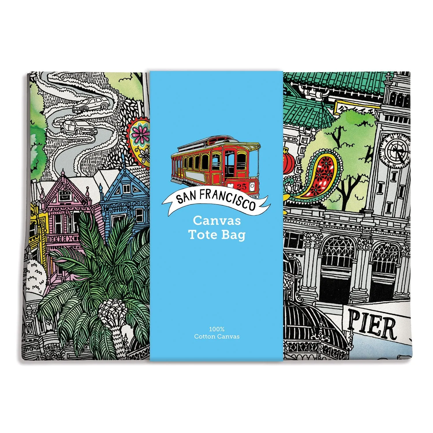 San Francisco Canvas Tote Bag