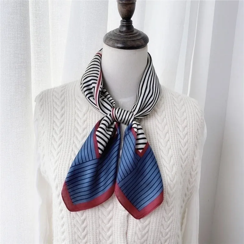 Simple Square Silk Scarf