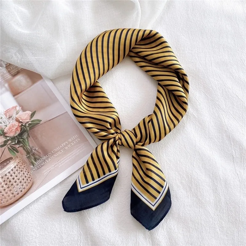 Simple Square Silk Scarf