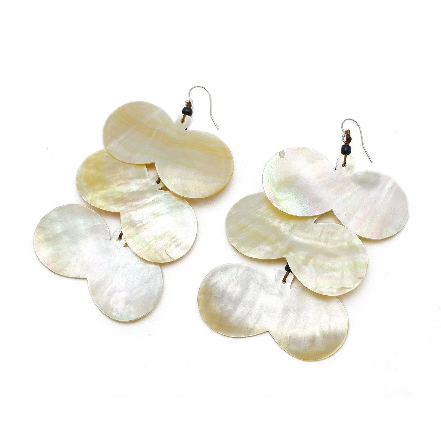 Sipattal Butterfly Shape Mother of Pearl Earrings 1
