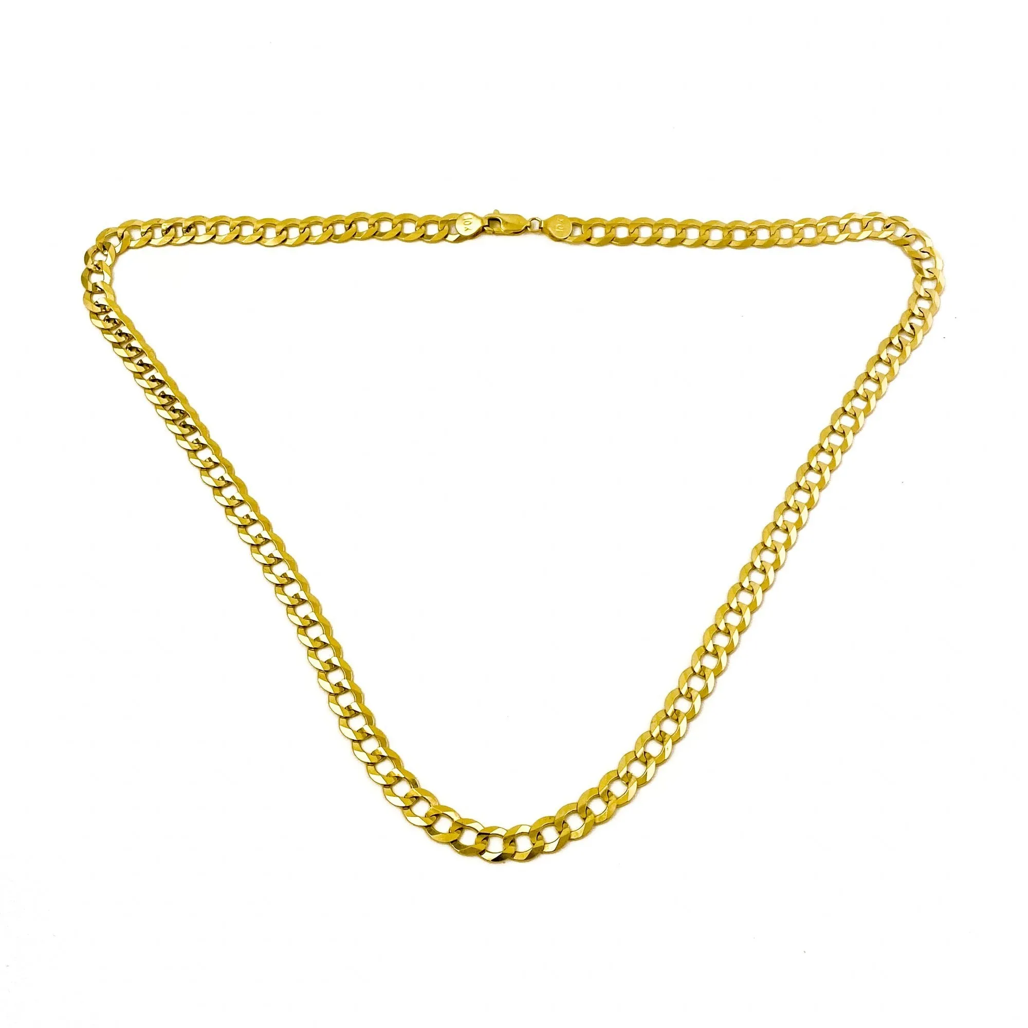 Sleek Curb-Link Necklace