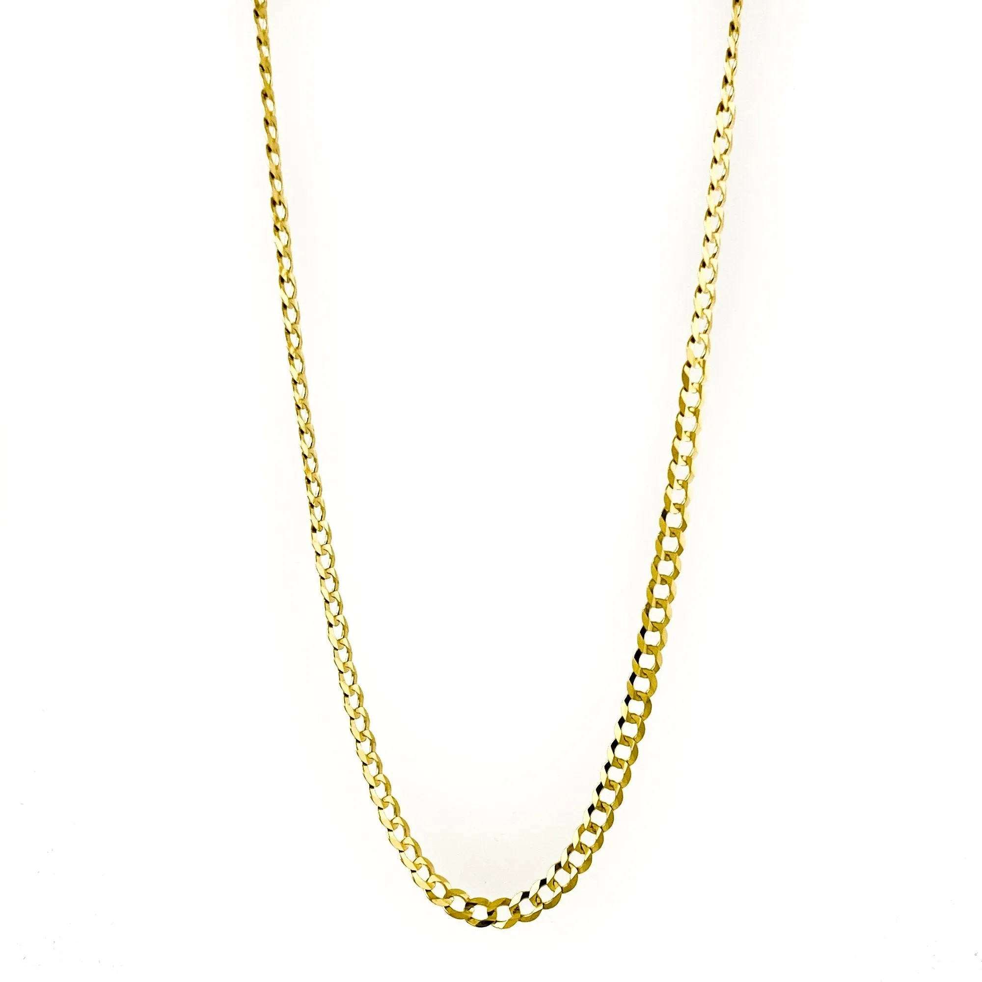 Sleek Curb-Link Necklace