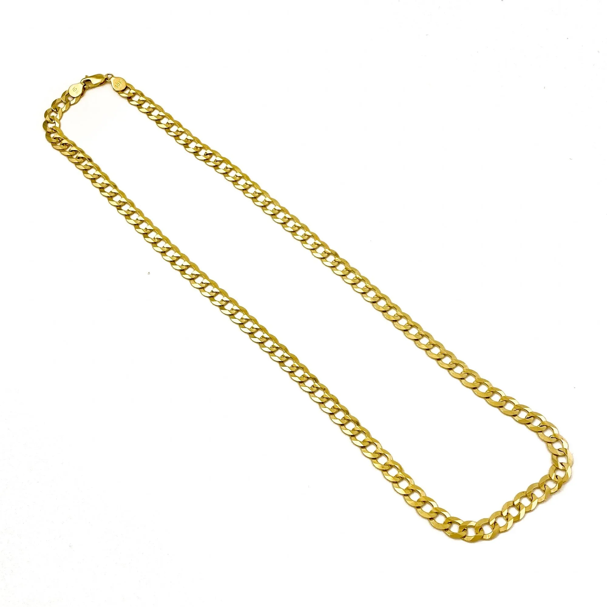 Sleek Curb-Link Necklace