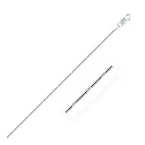 Sterling Silver 1.1mm Snake Style Chain, size 16''