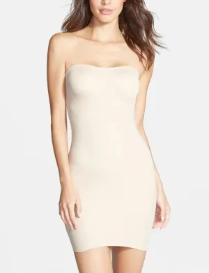 TC Fine Shapewear Just Enough Nude Strapless Slip 4132